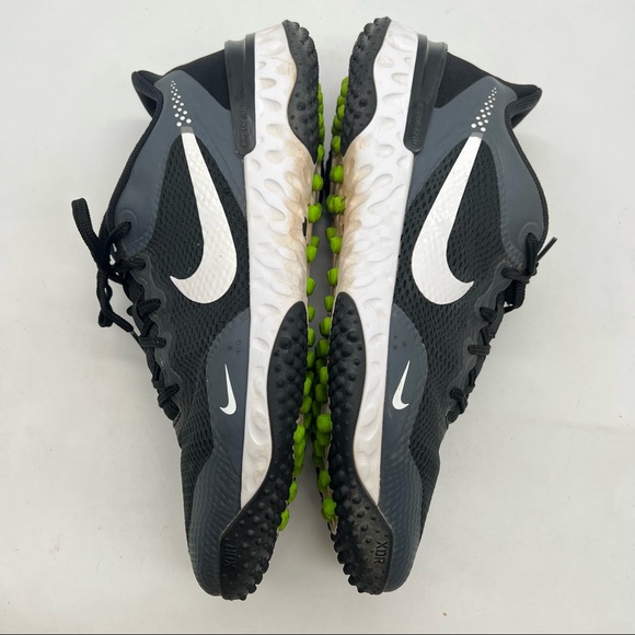 Nike Alpha Men’s Size 12 Huarache Elite 3 Turf Smoke Grey  Black CK0748-003. - Picture 4 of 11